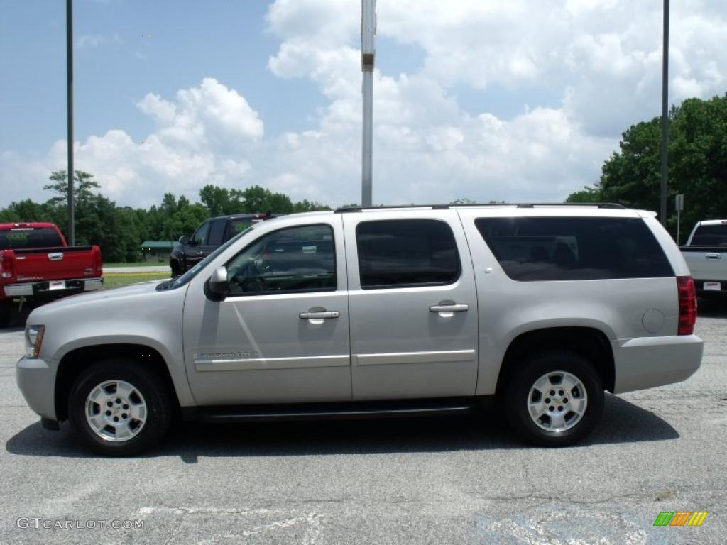 2007 Suburban 1500 LT - Silver Birch Metallic / Ebony photo #5