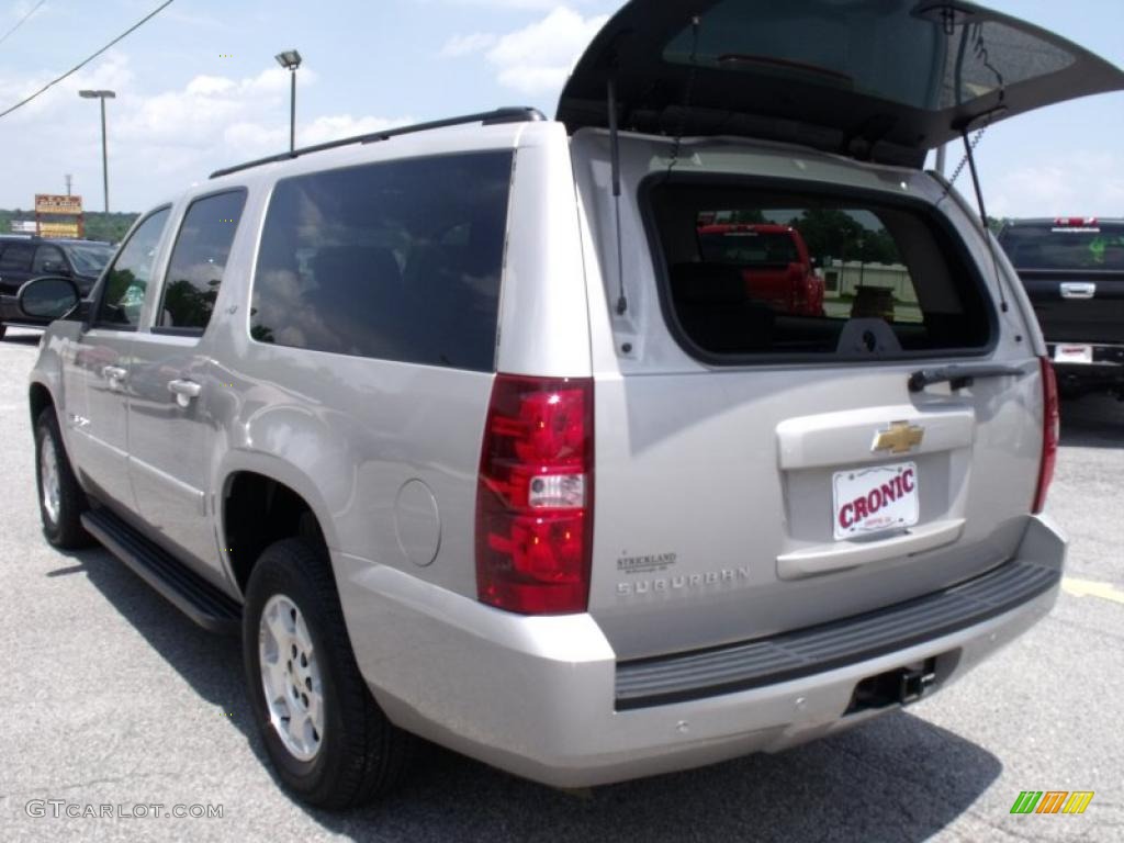 2007 Suburban 1500 LT - Silver Birch Metallic / Ebony photo #13