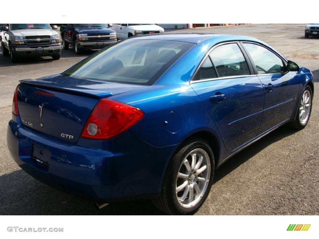 2006 G6 GTP Sedan - Electric Blue Metallic / Ebony photo #9