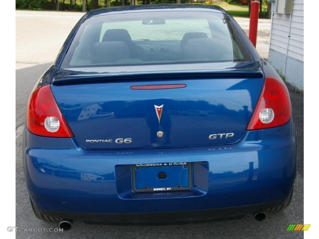 2006 G6 GTP Sedan - Electric Blue Metallic / Ebony photo #22