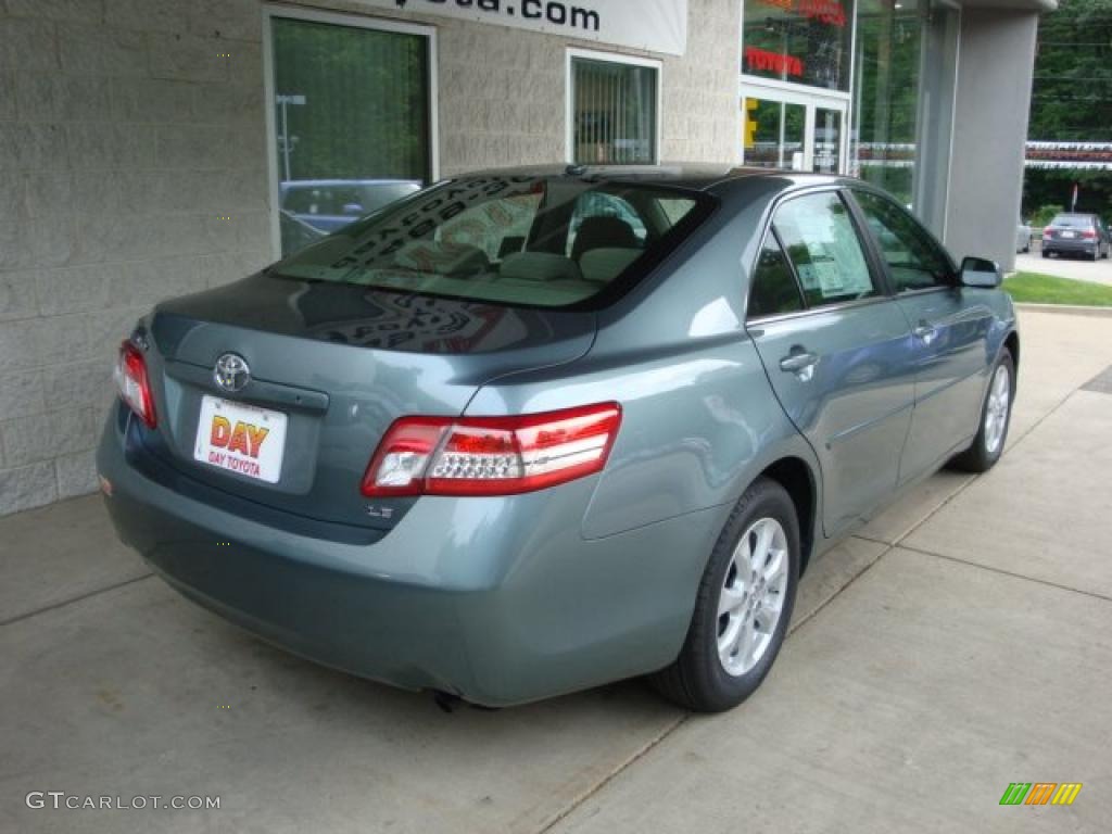 2011 Camry LE - Aloe Green Metallic / Ash photo #2