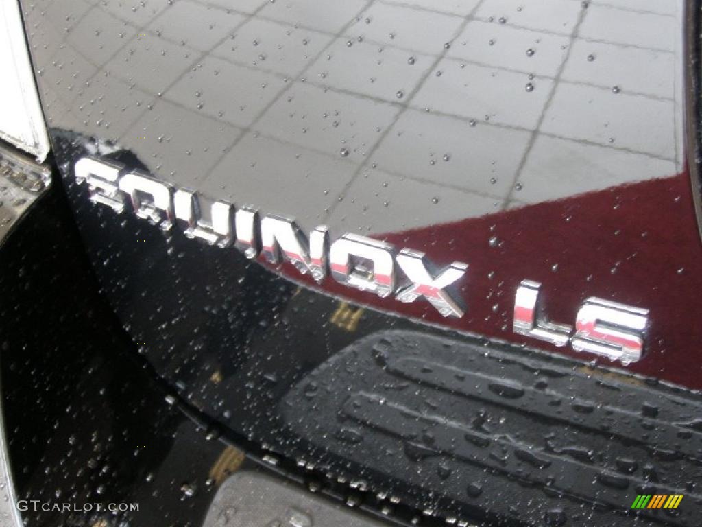 2007 Equinox LS AWD - Black / Dark Gray photo #8