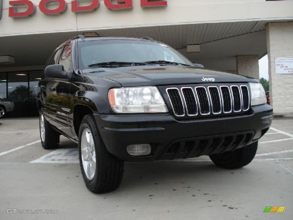 2001 Grand Cherokee Limited - Black / Taupe photo #1