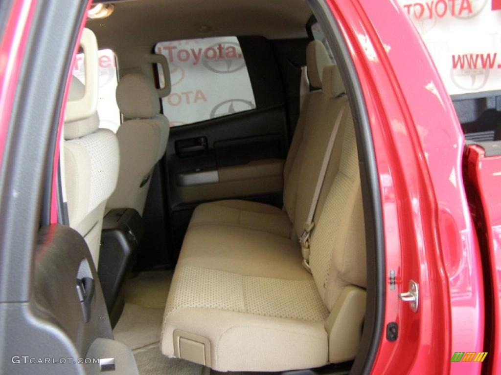 2007 Tundra SR5 TRD Double Cab 4x4 - Radiant Red / Black/Beige photo #22