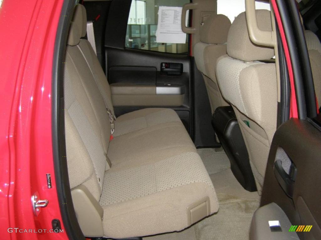 2007 Tundra SR5 TRD Double Cab 4x4 - Radiant Red / Black/Beige photo #25