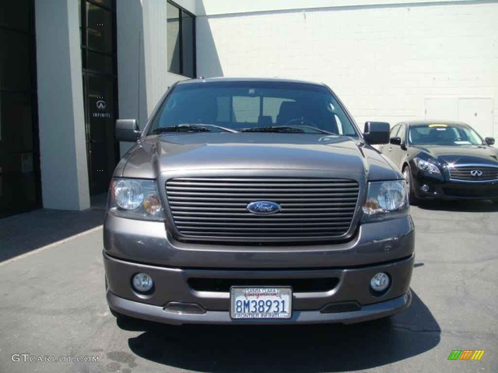 2007 F150 FX2 Sport SuperCrew - Dark Shadow Grey Metallic / Black photo #2