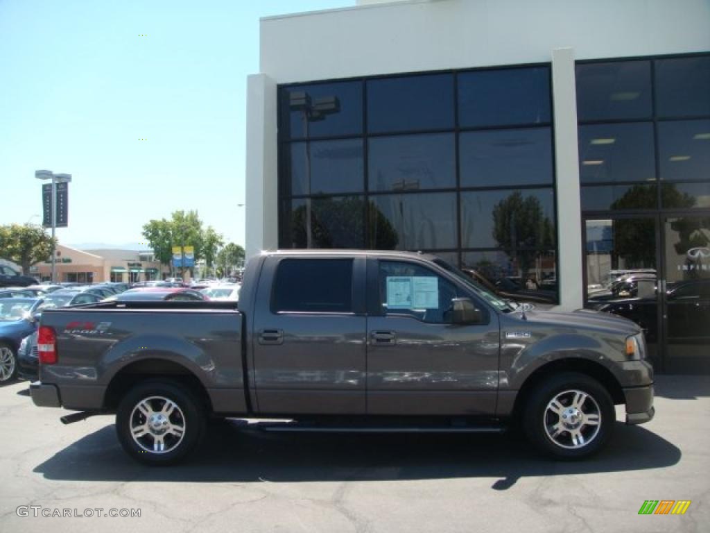 2007 F150 FX2 Sport SuperCrew - Dark Shadow Grey Metallic / Black photo #9