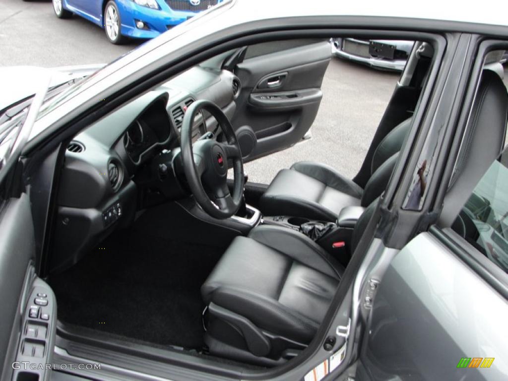 2007 Impreza WRX STi Limited - Urban Gray Metallic / STi Limited Black Leather photo #11