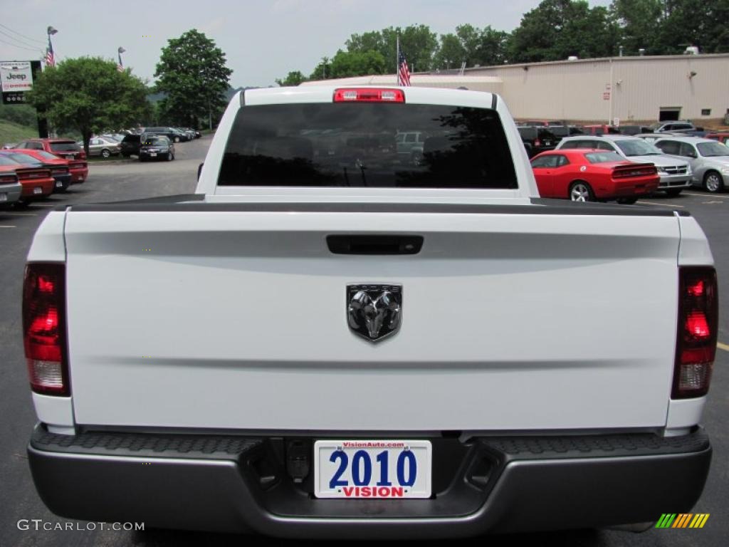 2010 Ram 1500 ST Quad Cab - Stone White / Dark Slate/Medium Graystone photo #16