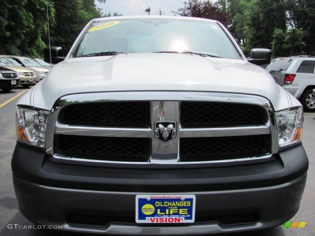 2010 Ram 1500 ST Quad Cab - Stone White / Dark Slate/Medium Graystone photo #18