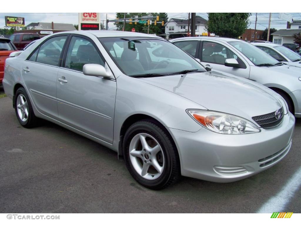 2003 Camry LE V6 - Lunar Mist Metallic / Stone photo #3