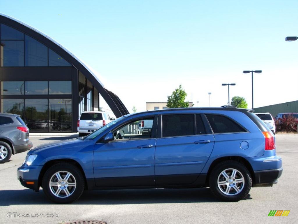 2007 Pacifica Touring - Marine Blue Pearl / Pastel Slate Gray photo #1