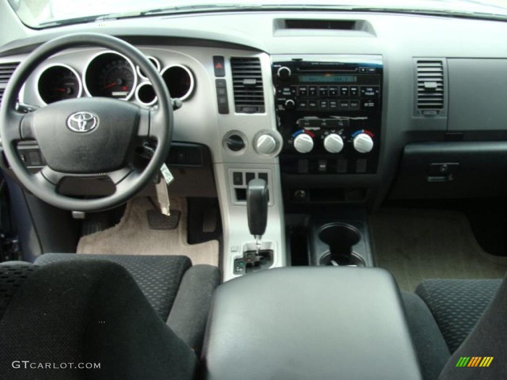 2008 Tundra SR5 TRD Double Cab 4x4 - Slate Gray Metallic / Black photo #9