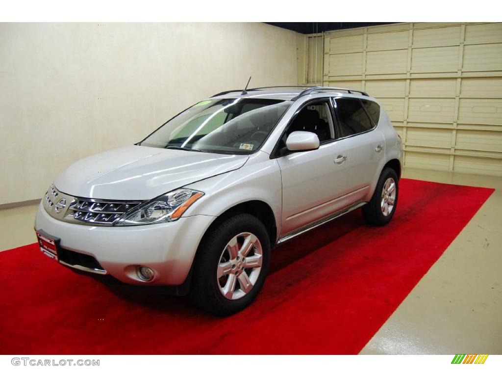 2007 Murano SL - Brilliant Silver Metallic / Charcoal photo #3