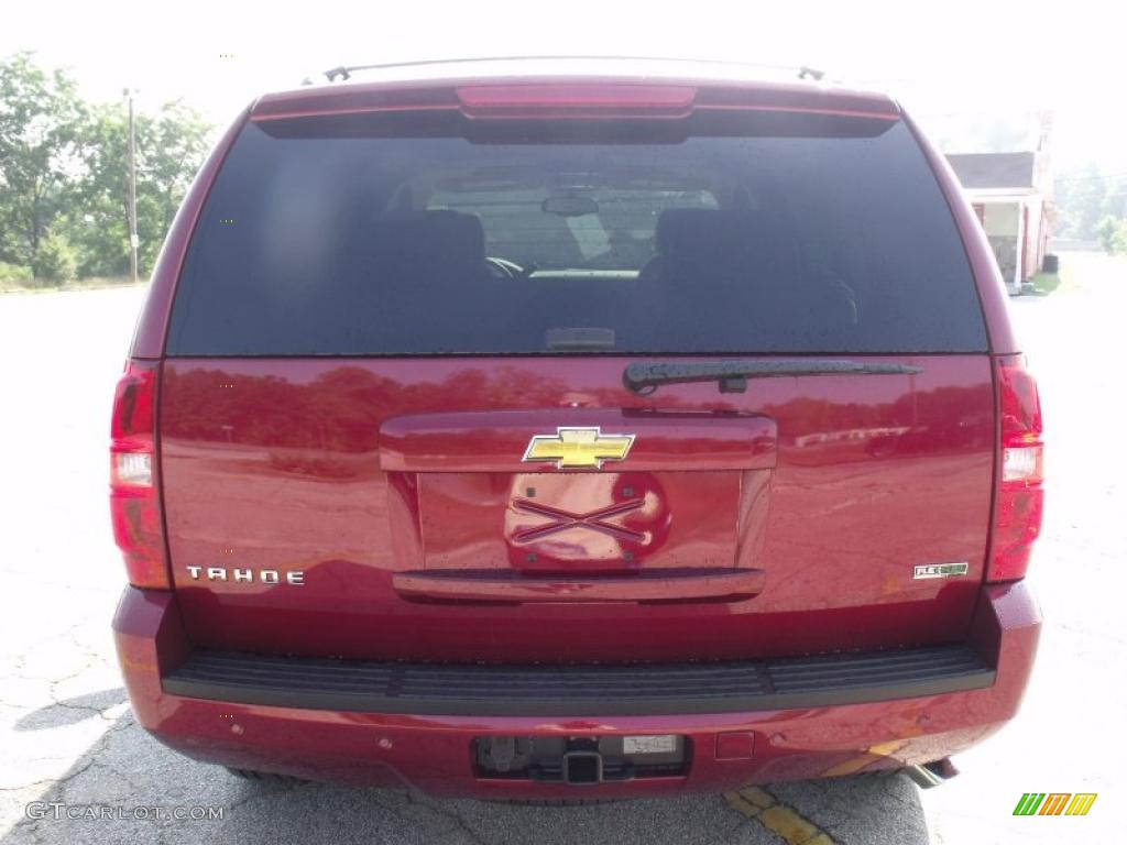 2010 Tahoe LT - Red Jewel Tintcoat / Light Cashmere/Dark Cashmere photo #4