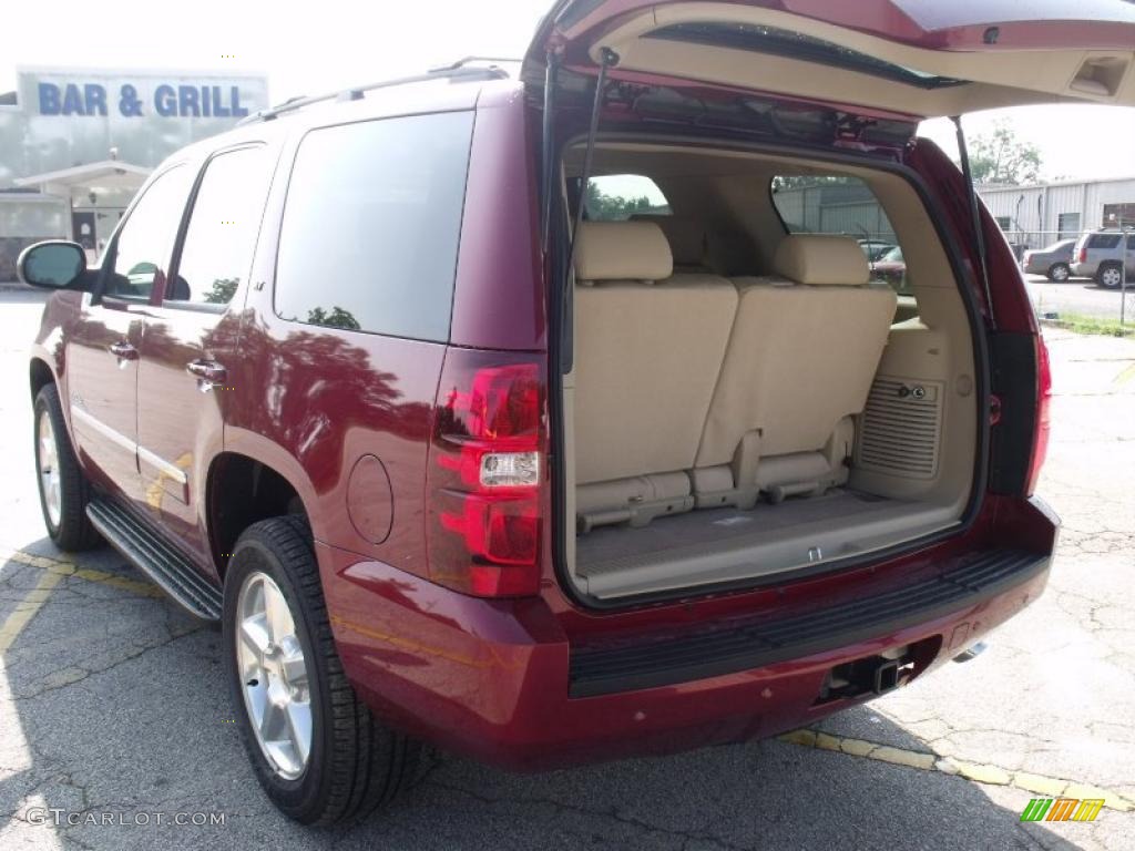 2010 Tahoe LT - Red Jewel Tintcoat / Light Cashmere/Dark Cashmere photo #13