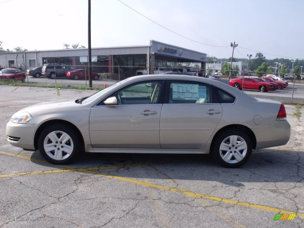 2011 Impala LS - Gold Mist Metallic / Neutral photo #2