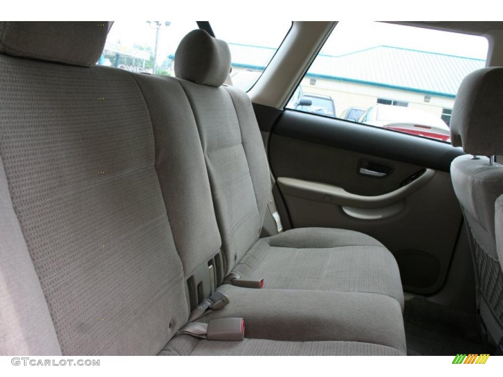2003 Outback Wagon - Timberline Green Pearl / Beige photo #17