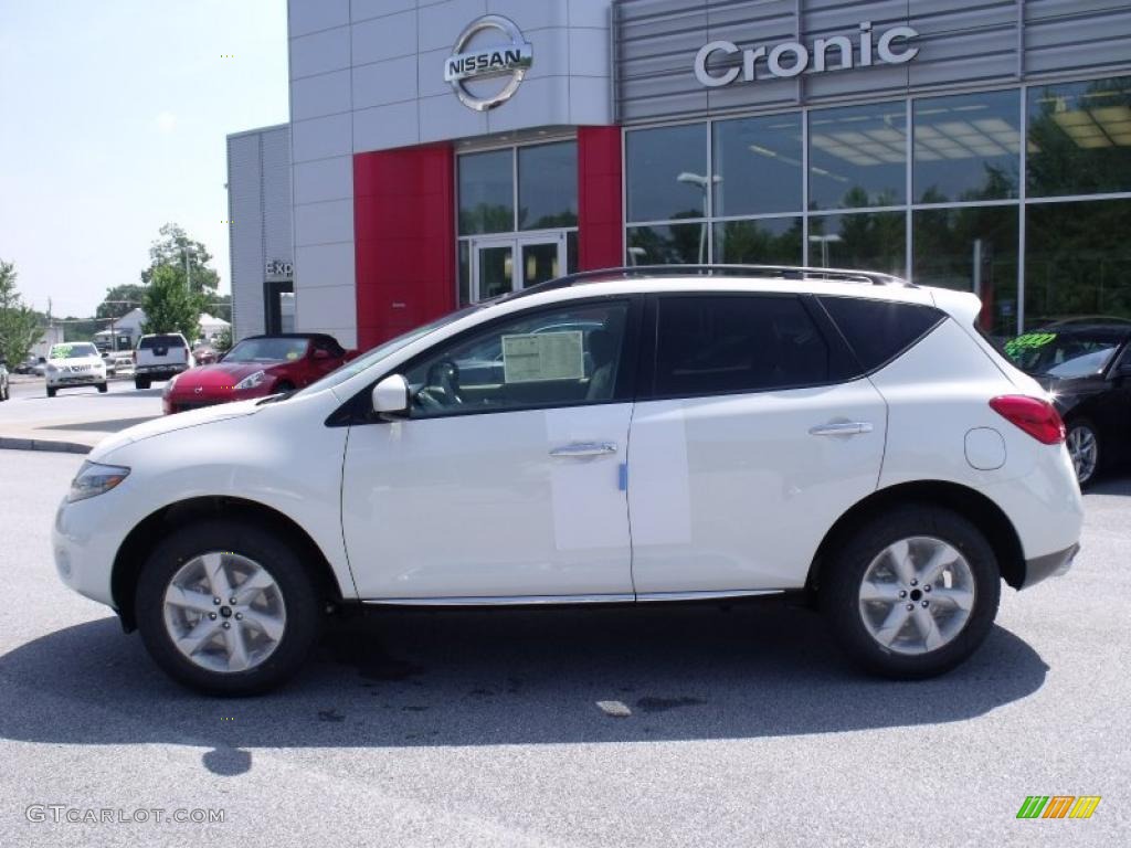 2010 Murano SL - Glacier White Pearl / Beige photo #2