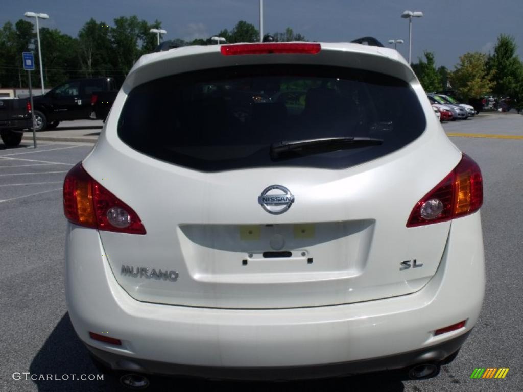 2010 Murano SL - Glacier White Pearl / Beige photo #4