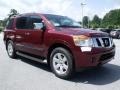 2010 Tuscan Sun Red Pearl Nissan Armada Titanium  photo #7