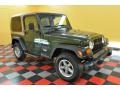 1998 Moss Green Pearl Jeep Wrangler Sport 4x4  photo #1