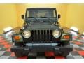 1998 Moss Green Pearl Jeep Wrangler Sport 4x4  photo #2