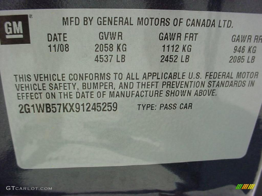 2009 Impala LS - Slate Metallic / Gray photo #29