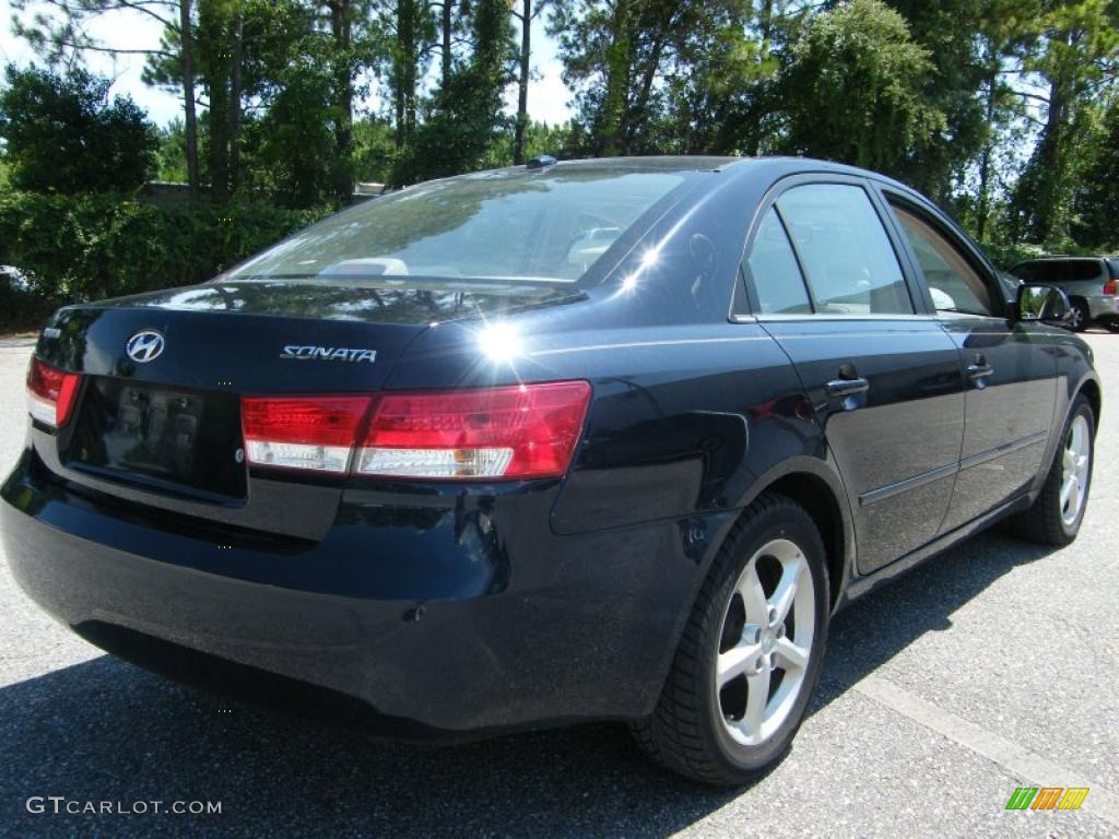 2007 Sonata GLS - Deepwater Blue / Gray photo #5