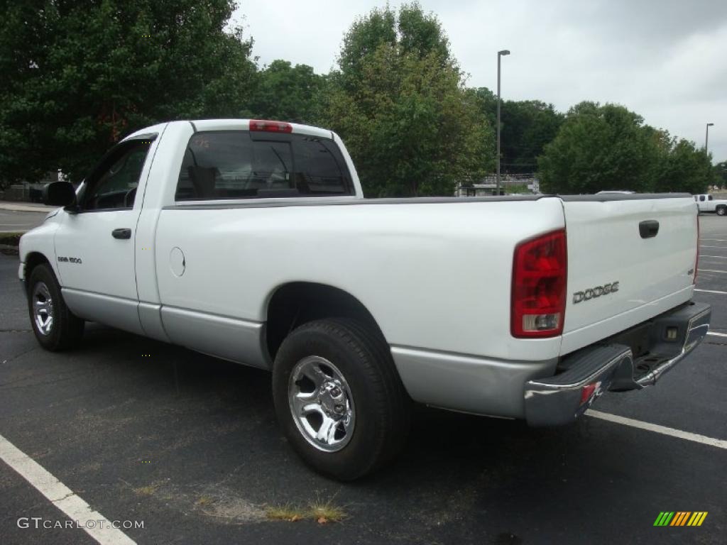 2004 Ram 1500 SLT Regular Cab - Bright White / Dark Slate Gray photo #4