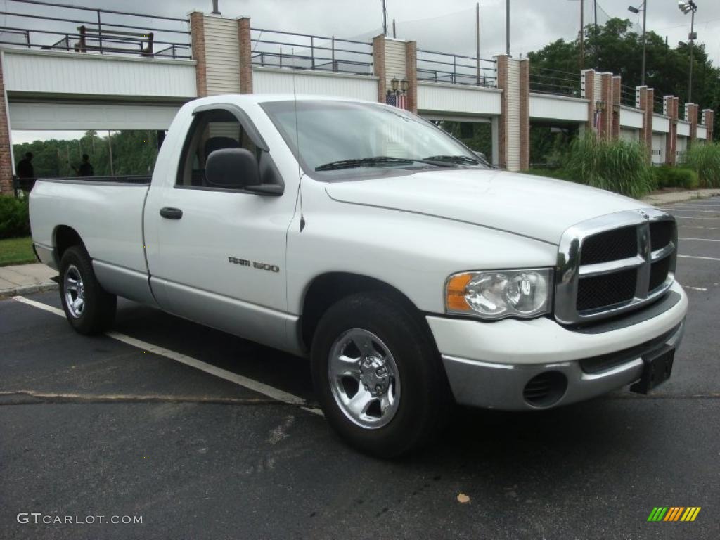 2004 Ram 1500 SLT Regular Cab - Bright White / Dark Slate Gray photo #8