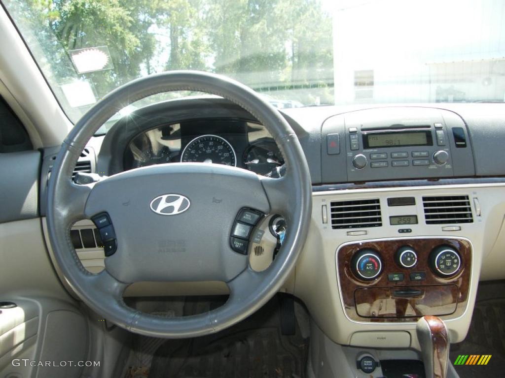 2007 Sonata GLS - Deepwater Blue / Gray photo #15