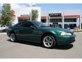 2001 Dark Highland Green Ford Mustang GT Coupe  photo #1