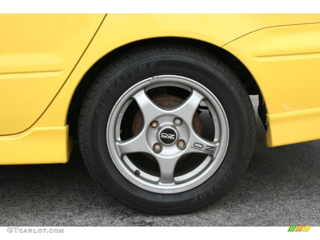 2002 Lancer OZ Rally - Lightning Yellow / Black photo #11