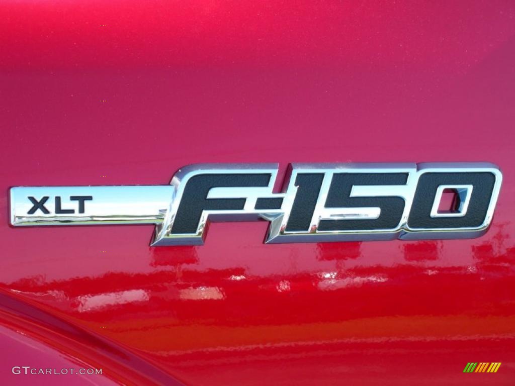 2010 F150 XLT SuperCrew - Red Candy Metallic / Medium Stone photo #4