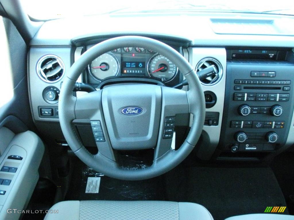 2010 F150 XLT SuperCrew - Ingot Silver Metallic / Medium Stone photo #7