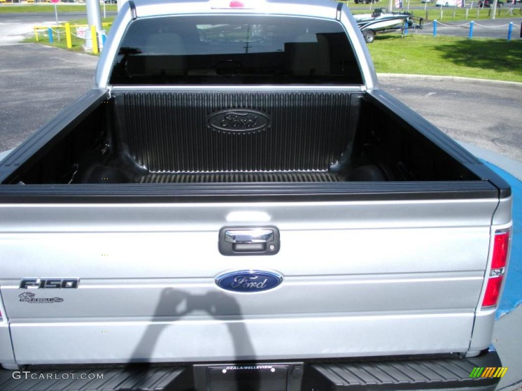 2010 F150 XLT SuperCrew - Ingot Silver Metallic / Medium Stone photo #10