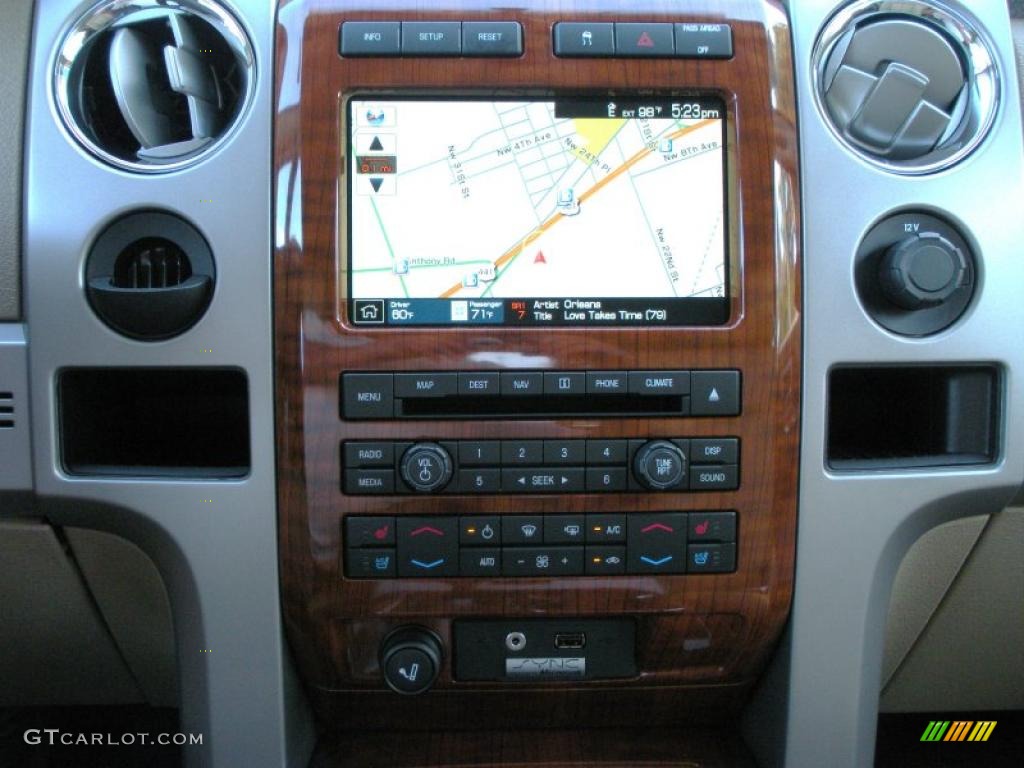 2010 F150 Lariat SuperCrew - Tuxedo Black / Tan photo #10