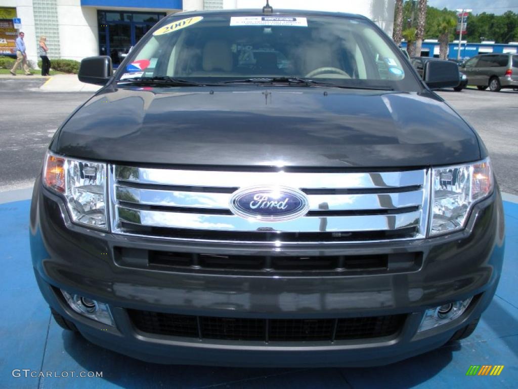 2007 Edge SEL Plus - Carbon Metallic / Camel photo #8