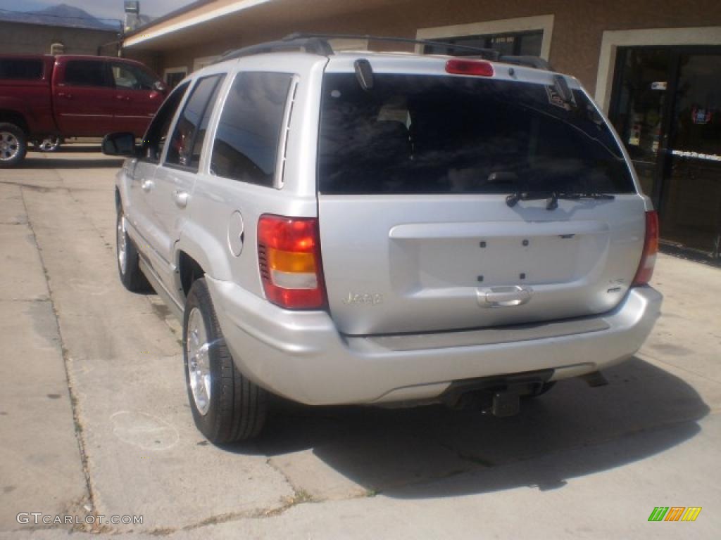 2004 Grand Cherokee Overland 4x4 - Bright Silver Metallic / Dark Slate Gray photo #5