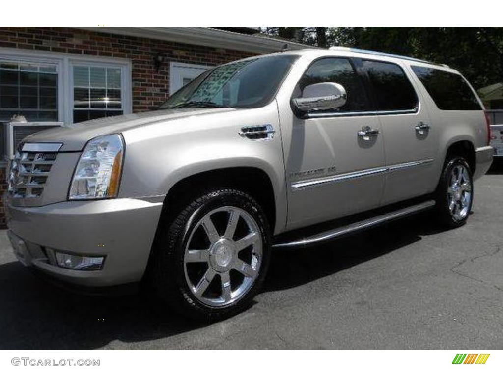 2007 Escalade ESV AWD - Quicksilver / Ebony/Ebony photo #1