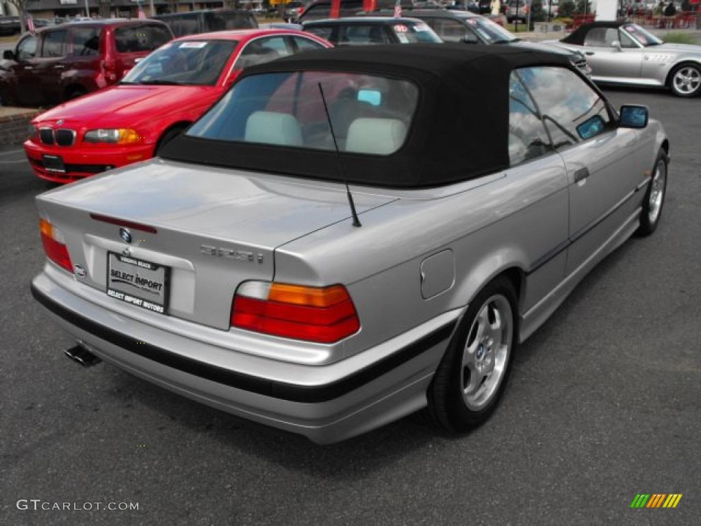 1999 3 Series 323i Convertible - Titanium Silver Metallic / Grey photo #6