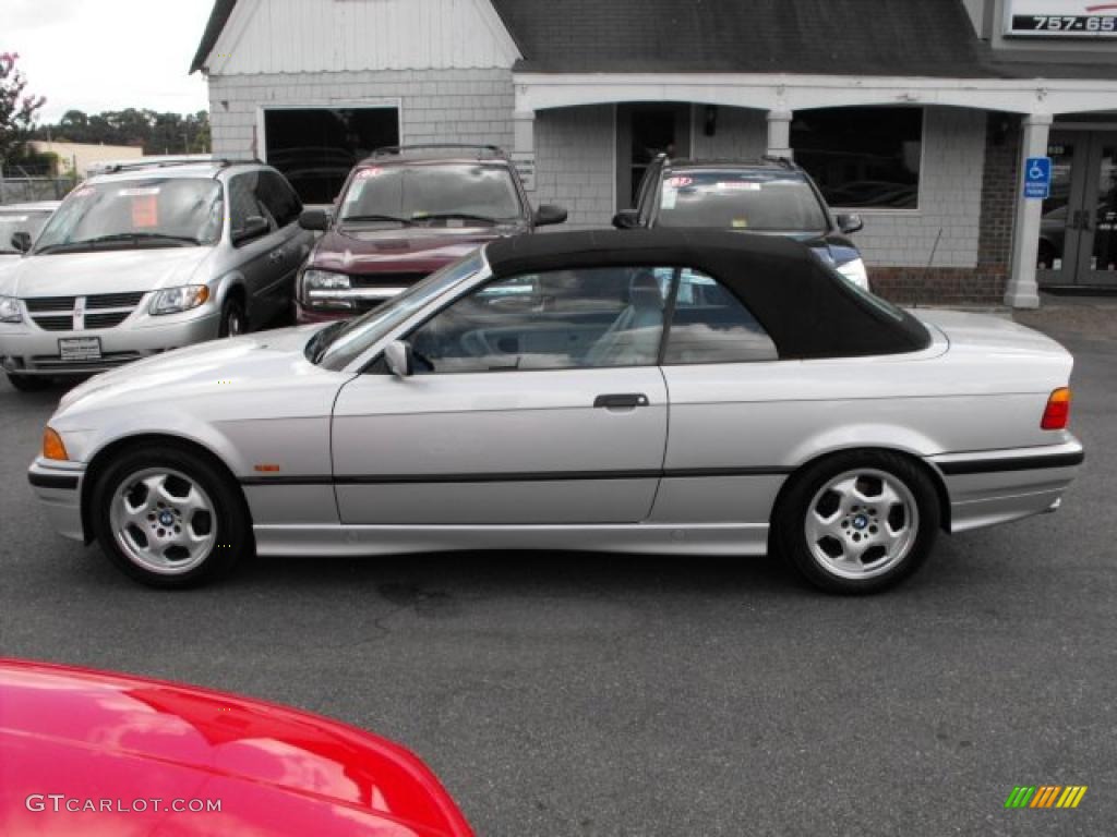 1999 3 Series 323i Convertible - Titanium Silver Metallic / Grey photo #11