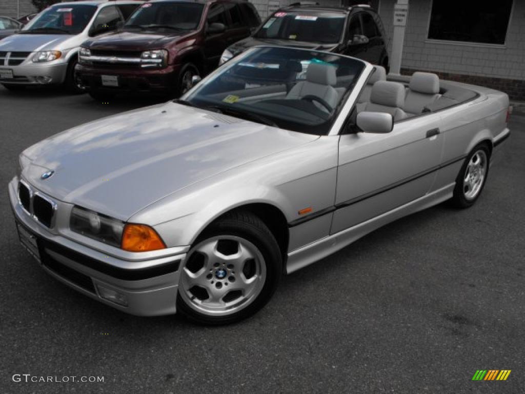 1999 3 Series 323i Convertible - Titanium Silver Metallic / Grey photo #21