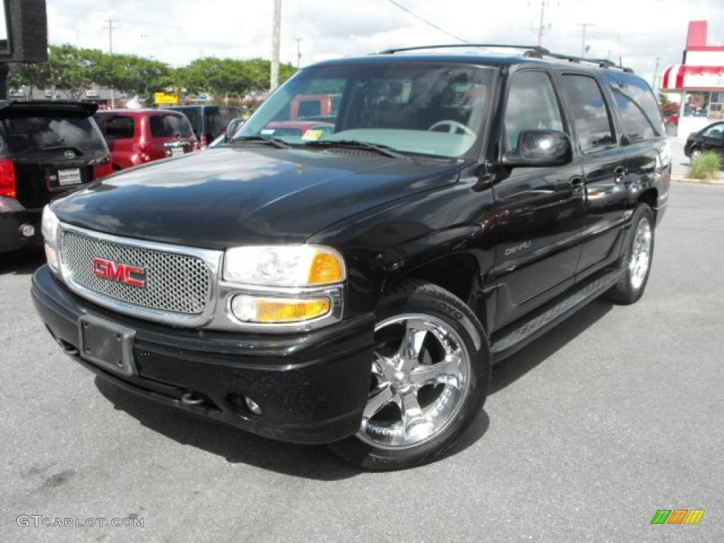 2001 Yukon XL Denali AWD - Onyx Black / Graphite/Medium Gray photo #1