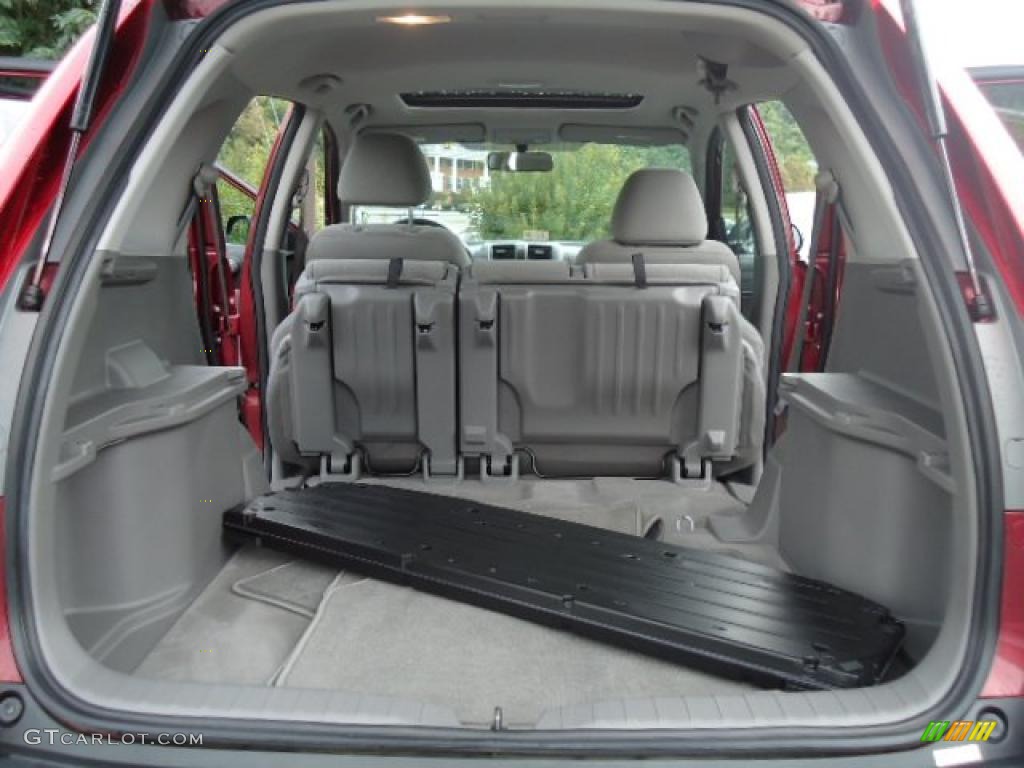 2009 CR-V EX 4WD - Tango Red Pearl / Gray photo #7