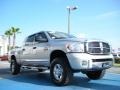 2007 Bright Silver Metallic Dodge Ram 3500 Laramie Mega Cab 4x4  photo #7