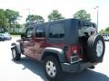 2007 Red Rock Crystal Pearl Jeep Wrangler Unlimited X  photo #3