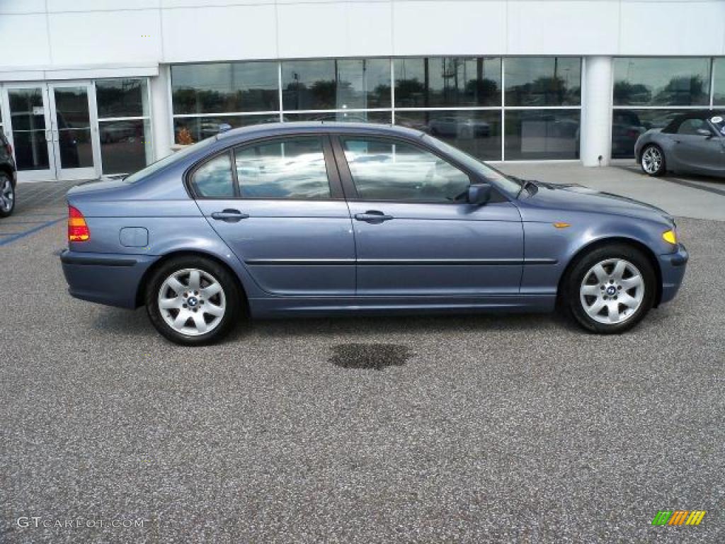2005 3 Series 325i Sedan - Steel Blue Metallic / Sand photo #2