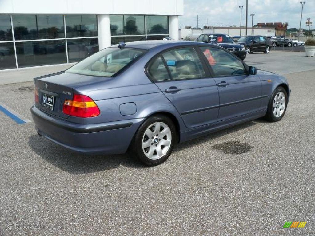 2005 3 Series 325i Sedan - Steel Blue Metallic / Sand photo #3